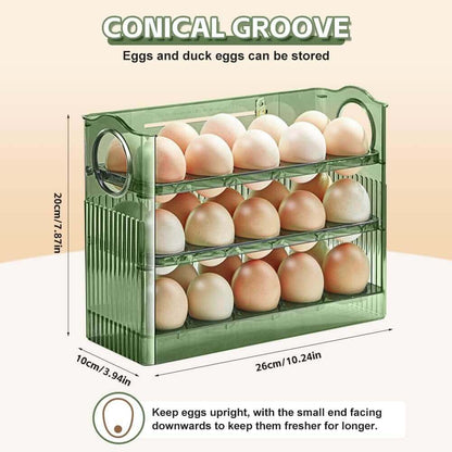 30 Grid Eggs Organiser For Refrigerator