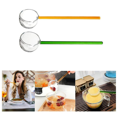 High Temperature Resistance Glass Spoon