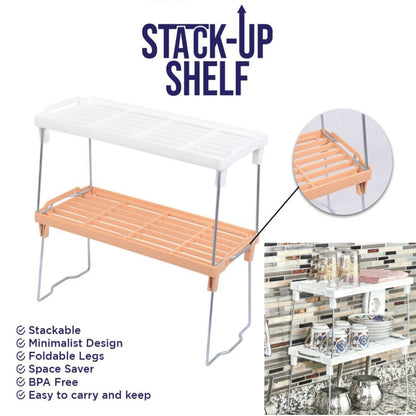 Kitchen stackable shelf