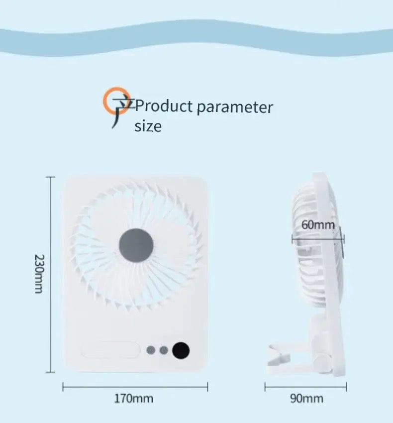 USB Desktop Fan and Lamp