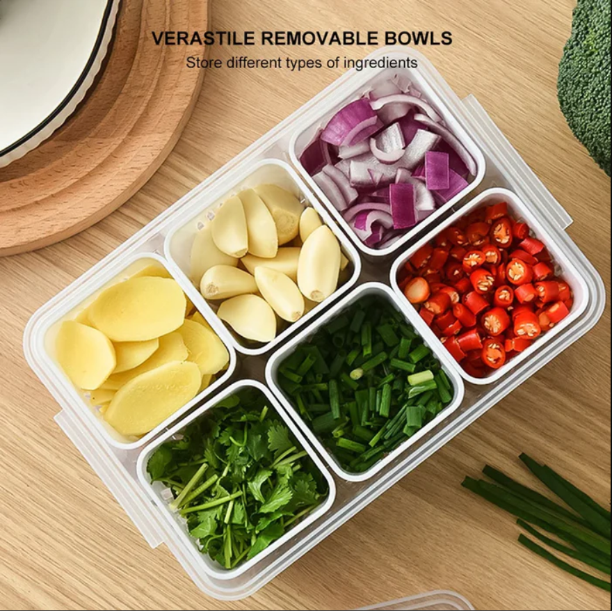 6 Portion Multipurpose Storage Box