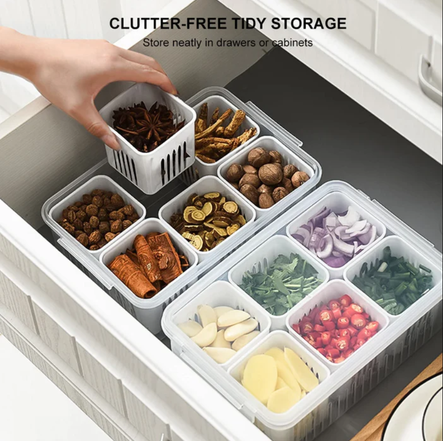 6 Portion Multipurpose Storage Box