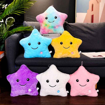 Soft Star Pillow With Glowing LED Light