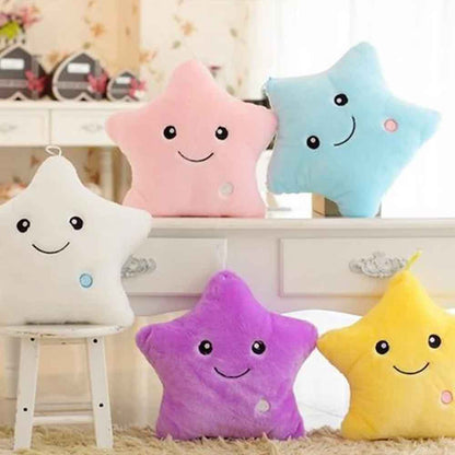 Soft Star Pillow With Glowing LED Light