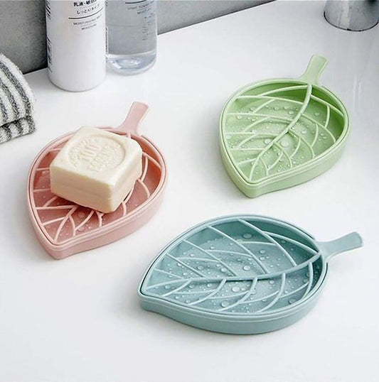 Leafy soap dish