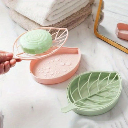 Leafy soap dish