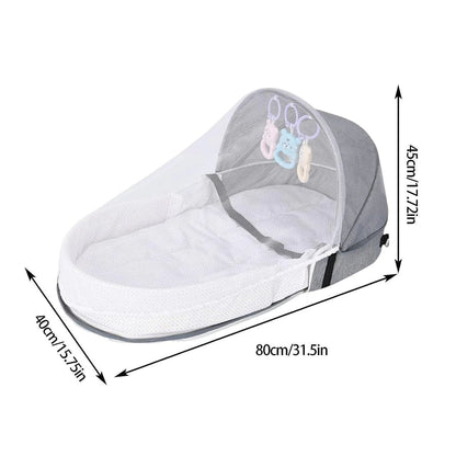 Foldable baby bed