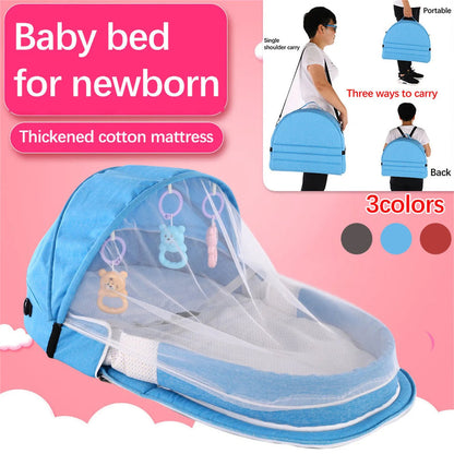 Foldable baby bed